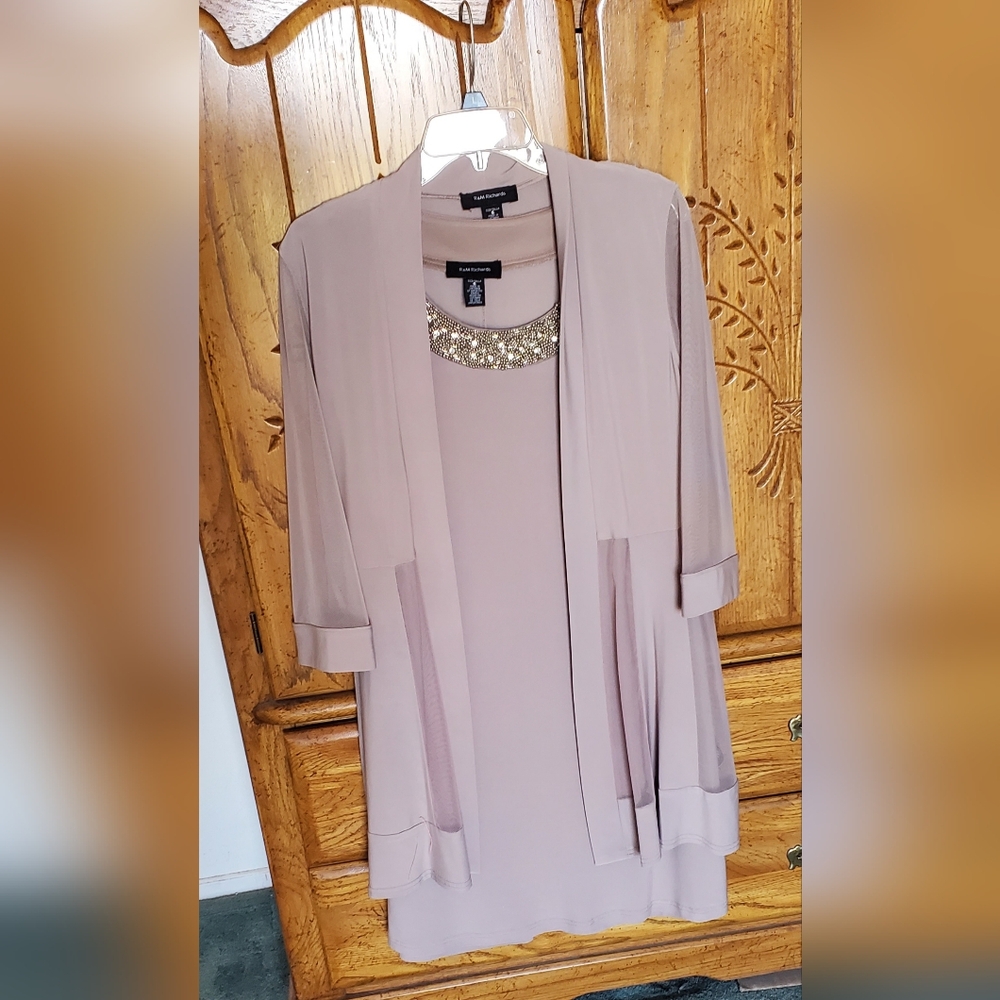 R&M Richards Cream color dress
